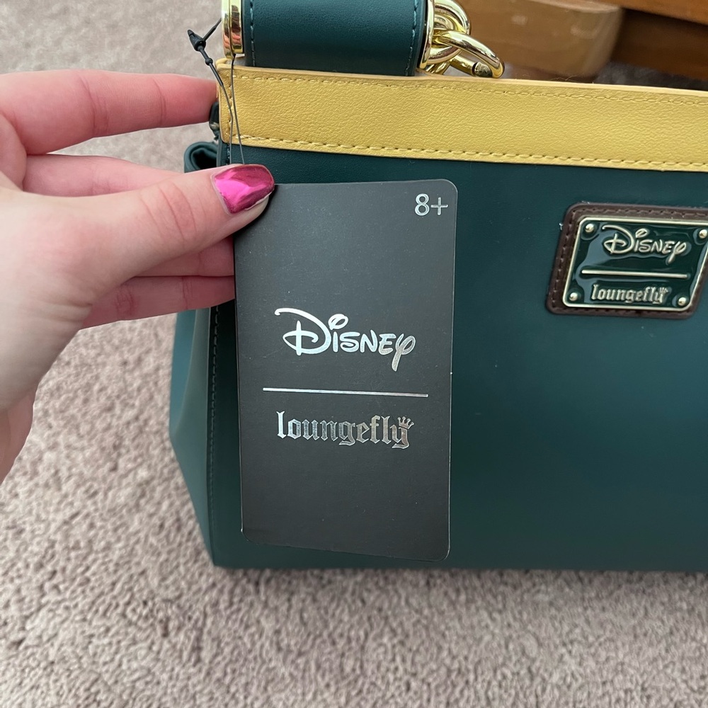 Loungefly Disney Bambi Shoulder Bag - Green and Yellow - Picture 6 of 7